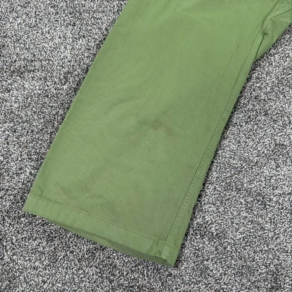 Rag & Bone Jones Pant Womens 12 Olive Green Chino Straight‎ Leg Trousers Casual